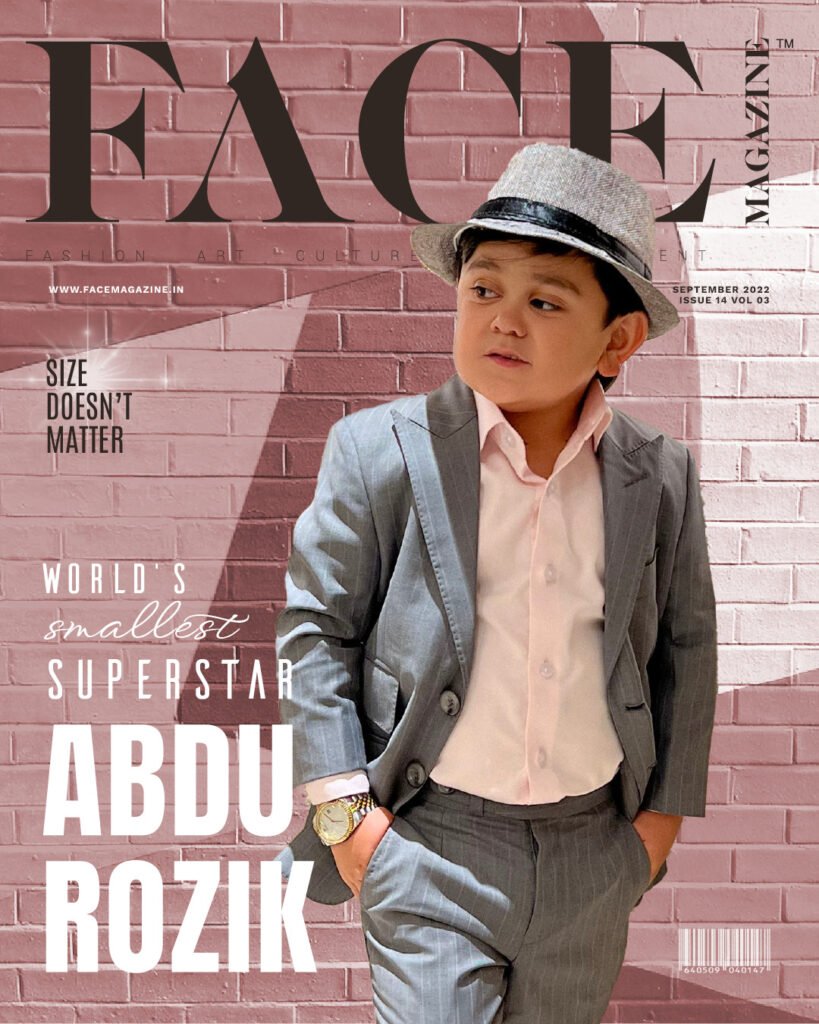 World smallest superstar- Abdu Rozik- Cover star of face magazine